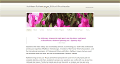 Desktop Screenshot of kathleenrothenberger.com
