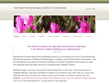 Tablet Screenshot of kathleenrothenberger.com
